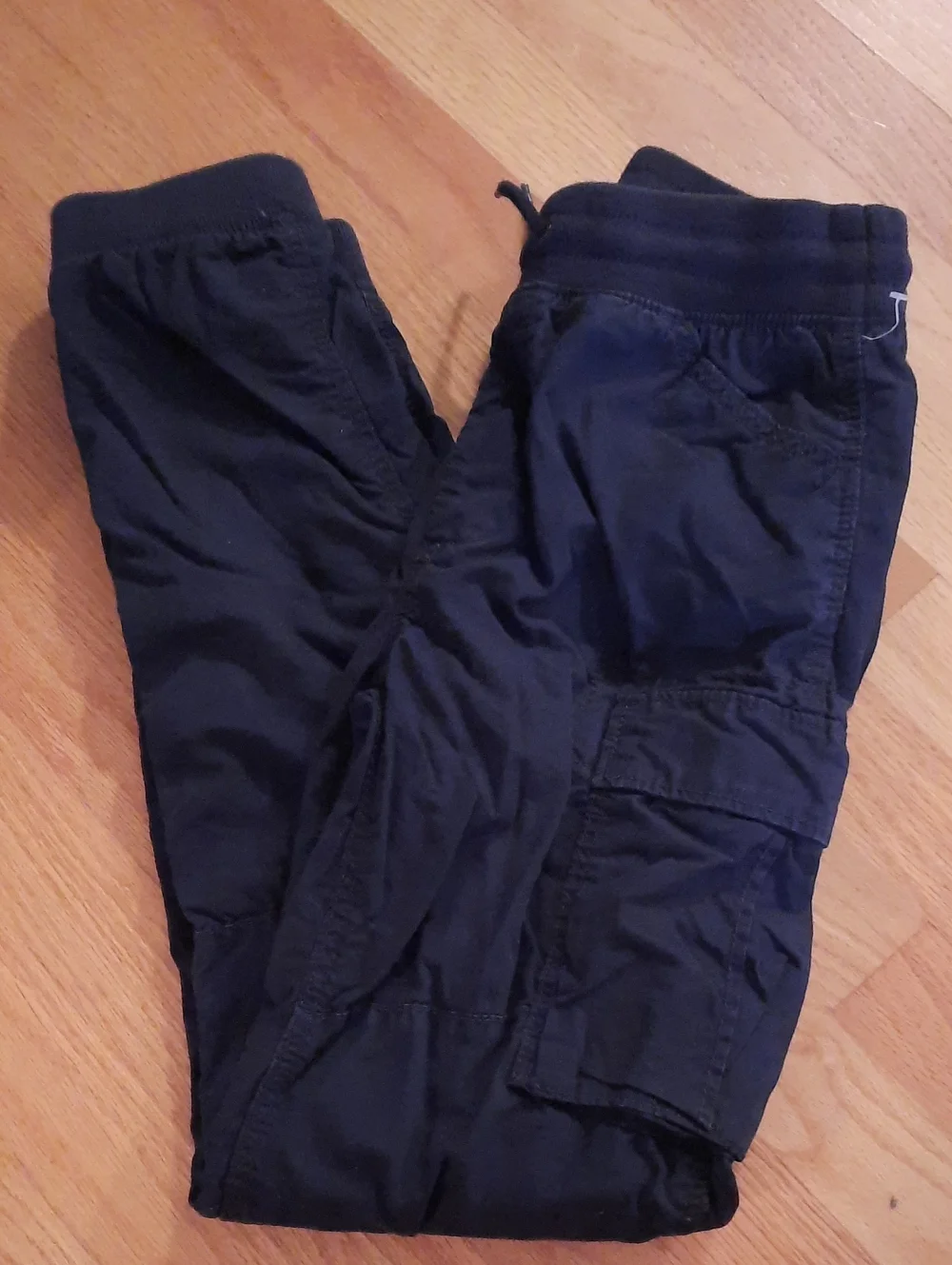 GAP XL boy Blue Cargo Joggers with Utility Pockets Kids Sz Extra Large Navy